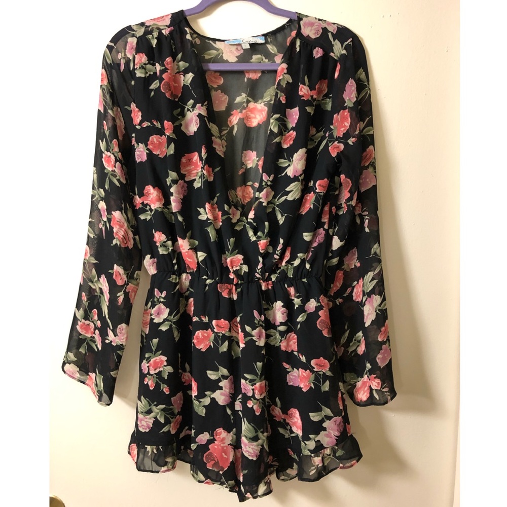 ROMANTIC floral romper